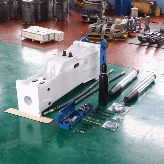 Martello idraulico idraulico dell'interruttore della roccia dell'escavatore/zappatore di iso 10ton 12ton 15ton 25ton del CE da vendere